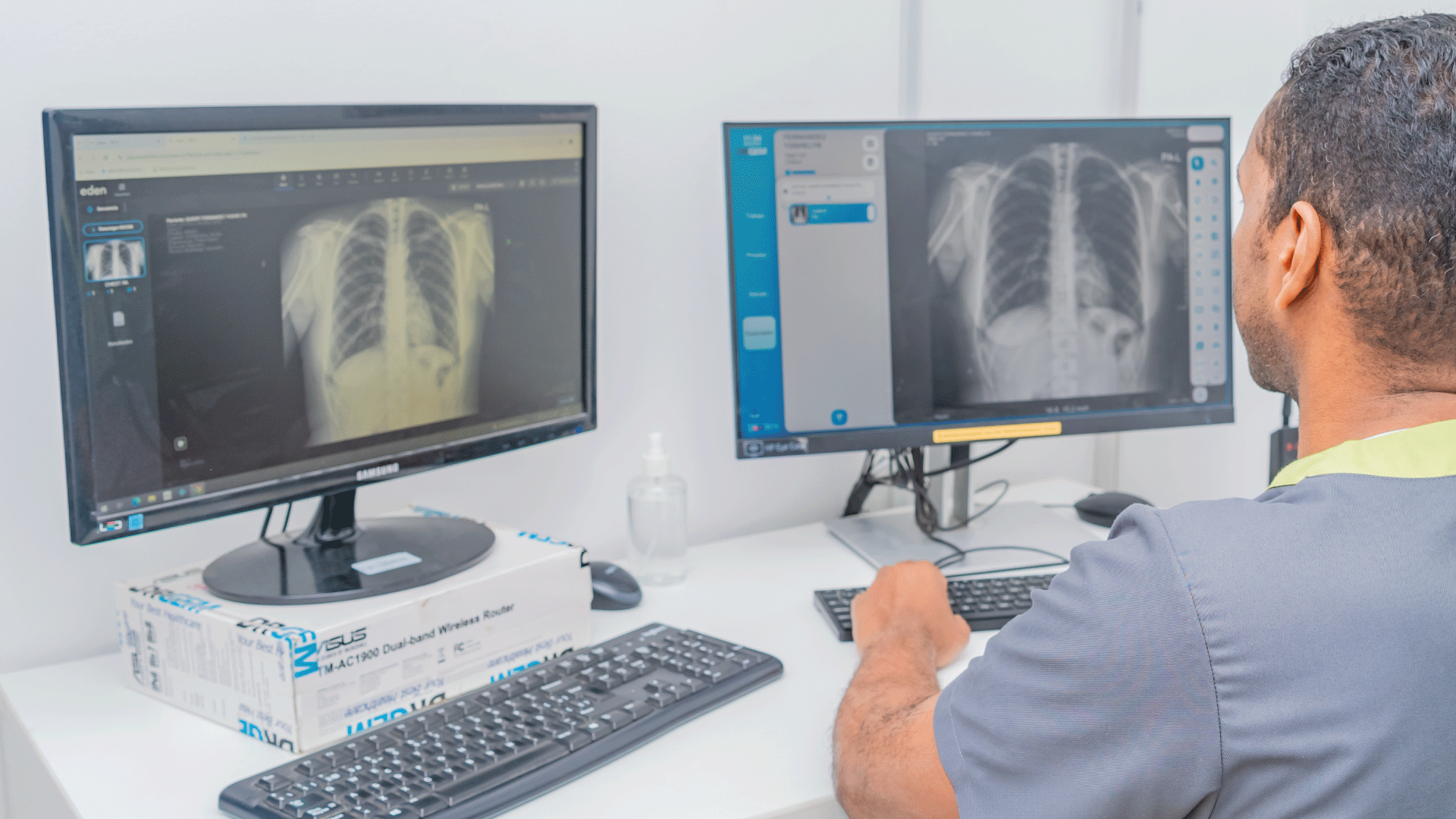 innovation medical x-ray image to patient